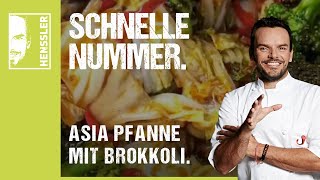 Schnelles Asia PfanneRezept mit Brokkoli Paprika und Avocado von Steffen Henssler [upl. by Nehemiah]