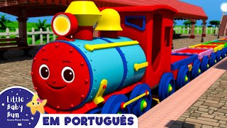 A canção do trem das cores  canções infantis  LittleBabyBum [upl. by Einimod101]