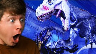 INDOMINUS REX vs INDORAPTOR the BATTLE Reaction [upl. by Nillor609]