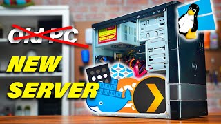 Turn your OLD PC into your NEW HOME SERVER [upl. by Ramyaj674]