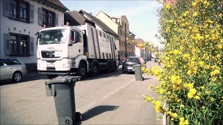 Benne à Ordures Faun Variopress 8x4  Camion Poubelles Garbage Truck Müllabfuhr Vuilniswagen [upl. by Lizzie]