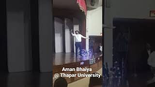 Aman Dhattarwal at Thapar University TIET Patiala amandhattarwal thapar [upl. by Esinehs885]