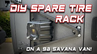 DIY spare tire rack [upl. by Attaymik]