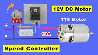 How to make Simple DC Motor Speed Controller Circuit DIY 12V Motor Controller [upl. by Hui]