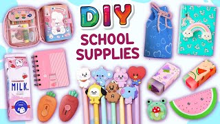 12 DIY School Supplies Ideas and Hacks  Get Ready for School [upl. by Thayne]