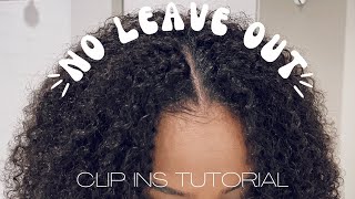 NO LEAVE OUT KINKY CURLY CLIPINS  Natural Hair Goals  kinkistry ClipIns [upl. by Enomor]