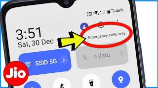 Emergency Calls Only Jio Sim Card Problem  Jio Sim Showing Emergency Calls Only [upl. by Frissell96]