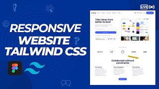 Figma To Real Website With Tailwind CSS Responsive Homepage  Part 9  Responsiveness [upl. by Grimonia]