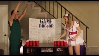 How to Play quotBEER PONGquot by the Game Doctor Drinking Game [upl. by Gladwin755]