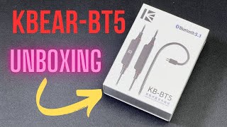 Kbear BT5 iem Bluetooth Wireless Adapter  Unboxing [upl. by Tuttle]