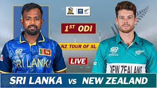 SRI LANKA vs NEW ZEALAND 1st ODI MATCH 2024  IND vs SA LIVE SCORES amp COMMENTARY [upl. by Dupaix]