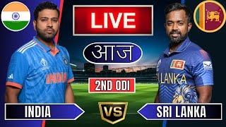 Live IND Vs SL Match Score  Live Cricket Match Today IND vs SL 2nd Odi live 2nd innings livescore [upl. by Noeht]