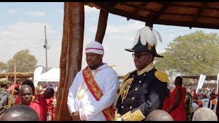 King of Barotseland Lubosi Imwiko II at 2018 Kulamba Traditional Ceremony of the Chewa People [upl. by Nirro]