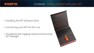 Xsens Tutorial Getting started with your Xsens MTi motion tracker [upl. by Llerdnek]