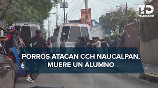 Muere alumno en CCH Naucalpan tras ataque a petardos [upl. by Aihpled699]