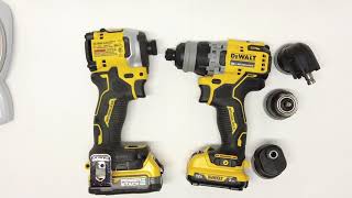 Dewalt Impact Driver DCD703F1 vs DCF850 [upl. by Drofdeb150]