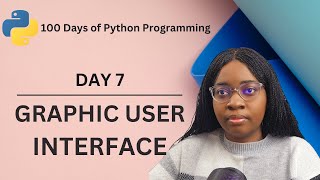 Graphic User Interface using TKINTER  100 Days of Python Programming  Day07 [upl. by Nilahs182]