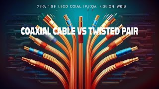 COAXIAL CABLE VS TWISTED PAIR Understanding the Differences in Communication [upl. by Wiltz]