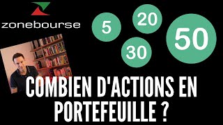 Combien dactions en portefeuille [upl. by Federica]