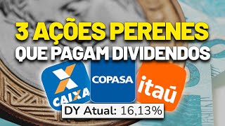 ATÉ 16 DE DIVIDEND YIELD GRANDES DIVIDENDOS NA COPASA CSMG3 ITAÚ ITUB3 e CAIXA SEGURIDADE CXSE3 [upl. by Gnaoh23]