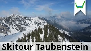 Skitour Taubenstein  Tour am Spitzingsee mit Bergwasser Rafting [upl. by Netsirc]