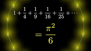 Why is pi here And why is it squared A geometric answer to the Basel problem [upl. by Rolfe]