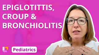 Epiglottitis Croup Bronchiolitis  Pediatric Nursing  Respiratory Disorders  LevelUpRN [upl. by Doreen390]