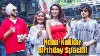 Neha Kakkar Birthday Special With Family  Superstar Singer Season 3 New Episode Shoot [upl. by Jobi]