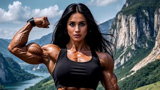 A STRONG MUSCULAR WOMAN  F FAULKNER  IFBB PRO FBB [upl. by Cresa146]