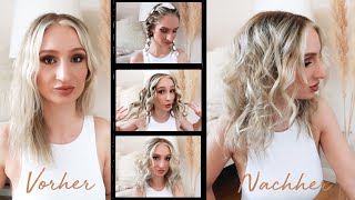 Voluminöse LOCKEN OHNE HITZE  Beach Waves Tutorial ohne Lockenstab [upl. by Fanechka]