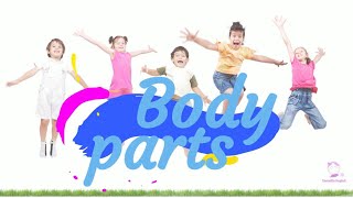 body parts 2│Learn English│English for kids│song [upl. by Taddeusz]