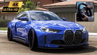 BMW i4 eDrive40 Forza Horizon 5  4090 RTX 4K Gameplay [upl. by Anaugal]