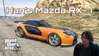 How To Make Han’s Mazda RX7 Tokyo Drift On GTA 5  Hana x Bana [upl. by Enois954]