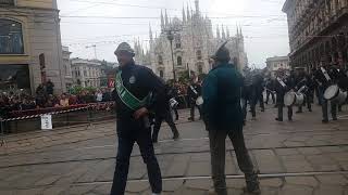 Adunata Alpini Milano 2019  fanfara veci alpini julia [upl. by Jemie]