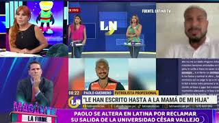 Paco Bazán en Magaly Tv opina sobre Paolo y los Acuña television entrevista [upl. by Shah]