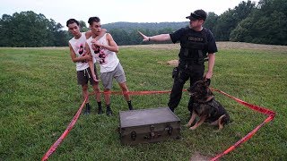 POLICE OFFICER OPENS MYSTERY TREASURE BOX [upl. by Kass]