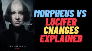 The Sandmans Creator Neil Gaiman Reveals the Reason for Changes in The Morpheus vs Lucifer Duel [upl. by Persson]