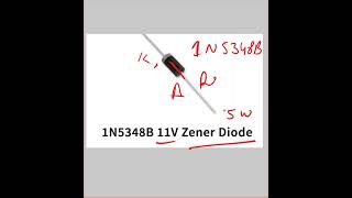 1n5348b zener diode ytshorts electroniccomponent [upl. by Aropizt]