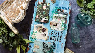 Tim Holtz Chapter 3 Inspiration Specimen Tag [upl. by Dene861]