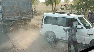 Tata Truck Vs Mahindra Scorpio Tug Of War [upl. by Swayder487]