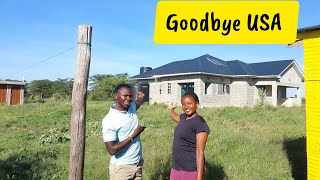 GOODBYE USA From 10 Years of Living in USA to building her own offgrid house in Kenya [upl. by Ademordna]