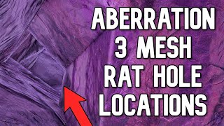 Ark 3 Mesh Aberration Rat Holes amp Base Locations for PvP  ARK Survival Evolved [upl. by Darrej]