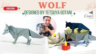 Origami Maniacs Instagram Live 4A Tetsuya Gotani Beautiful Wolf [upl. by Chun]