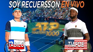 Alejandro Tabilo vs Frances Tiafoe  ATP Masters 1000 de Montreal Reacción en vivo [upl. by Roxana]