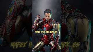 mafex iron man mark 85 battle damaged marvel actionfigures ironman tonystark spiderman [upl. by Doran]