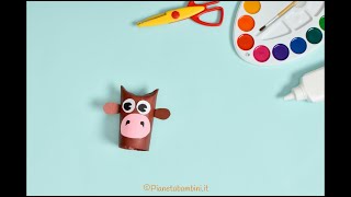 Lavoretto Toro con Rotolo di Carta Igienica  Tutorial 🐂 [upl. by Tteragram335]