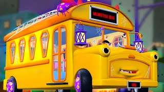 Halloween Wheels On The Bus Go Round And Round  More Kids Rhymes amp Songs [upl. by Bander178]