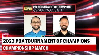 2023 PBA Tournament of Champions  2nd Major of 2023 Season  EJ Tackett vs Jason Belmonte [upl. by Severen]