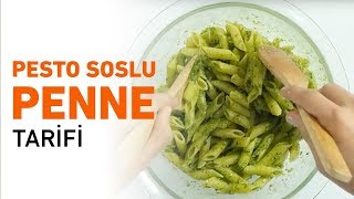 Pesto Soslu Makarna Nasıl Yapılır  Pesto Soslu Penne Tarifi [upl. by Nnad]