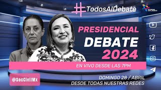 2° Debate Presidencial 2024  con Xóchitl Gálvez [upl. by Marchal]